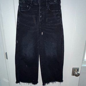 American Eagle Outfitters Black Flare Jeans